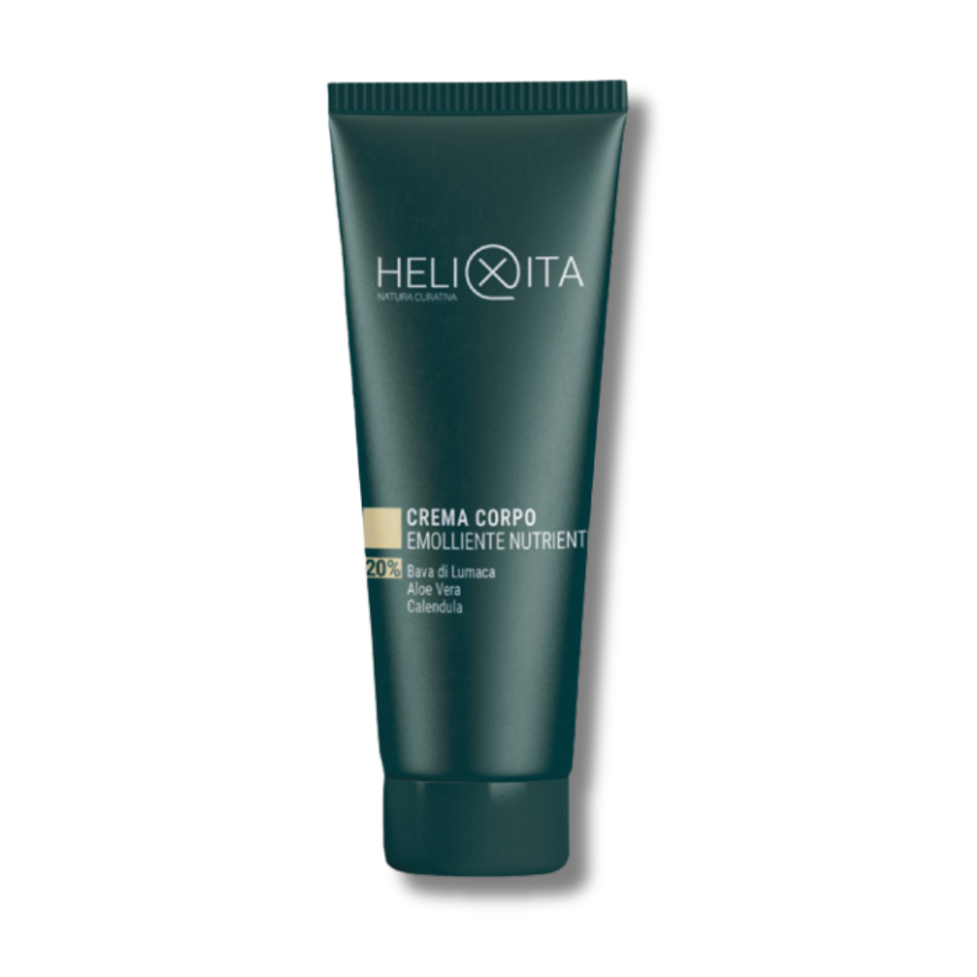 CREMA CORPO Emolliente Nutriente con 20% Bava di Lumaca, Aloe Vera e C –  Helixita