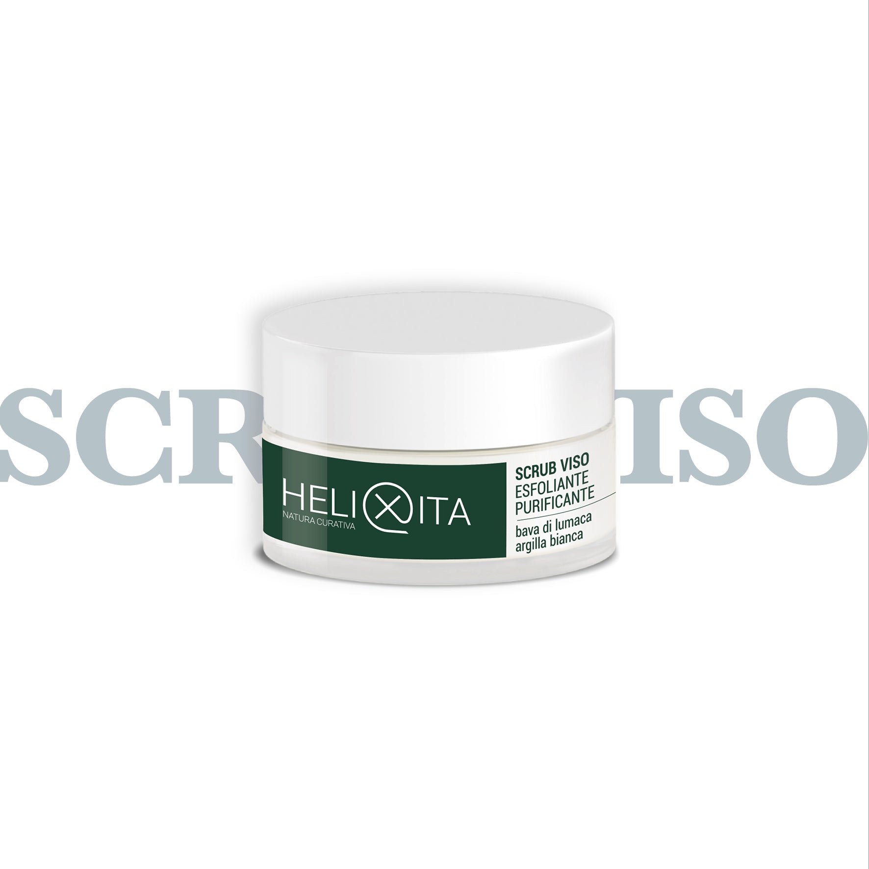 SCRUB VISO Purificante con 70% Bava di Lumaca e Argilla Bianca