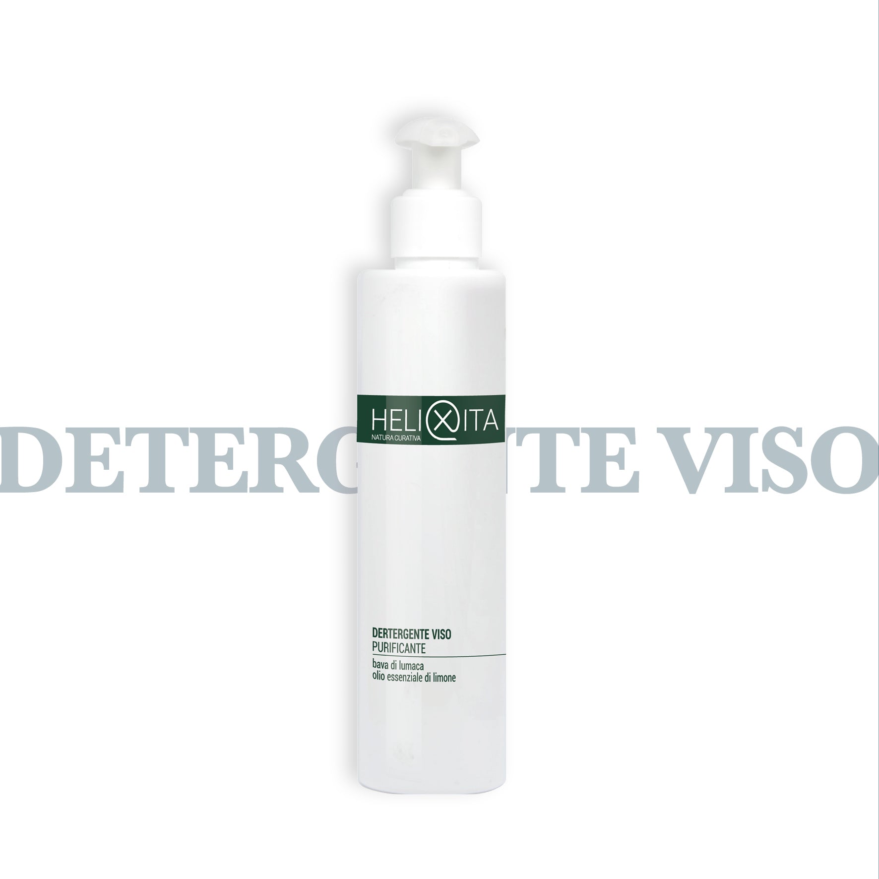 DETERGENTE VISO con Bava di Lumaca, Olio di Mandorla e Olio essenziale di Limone