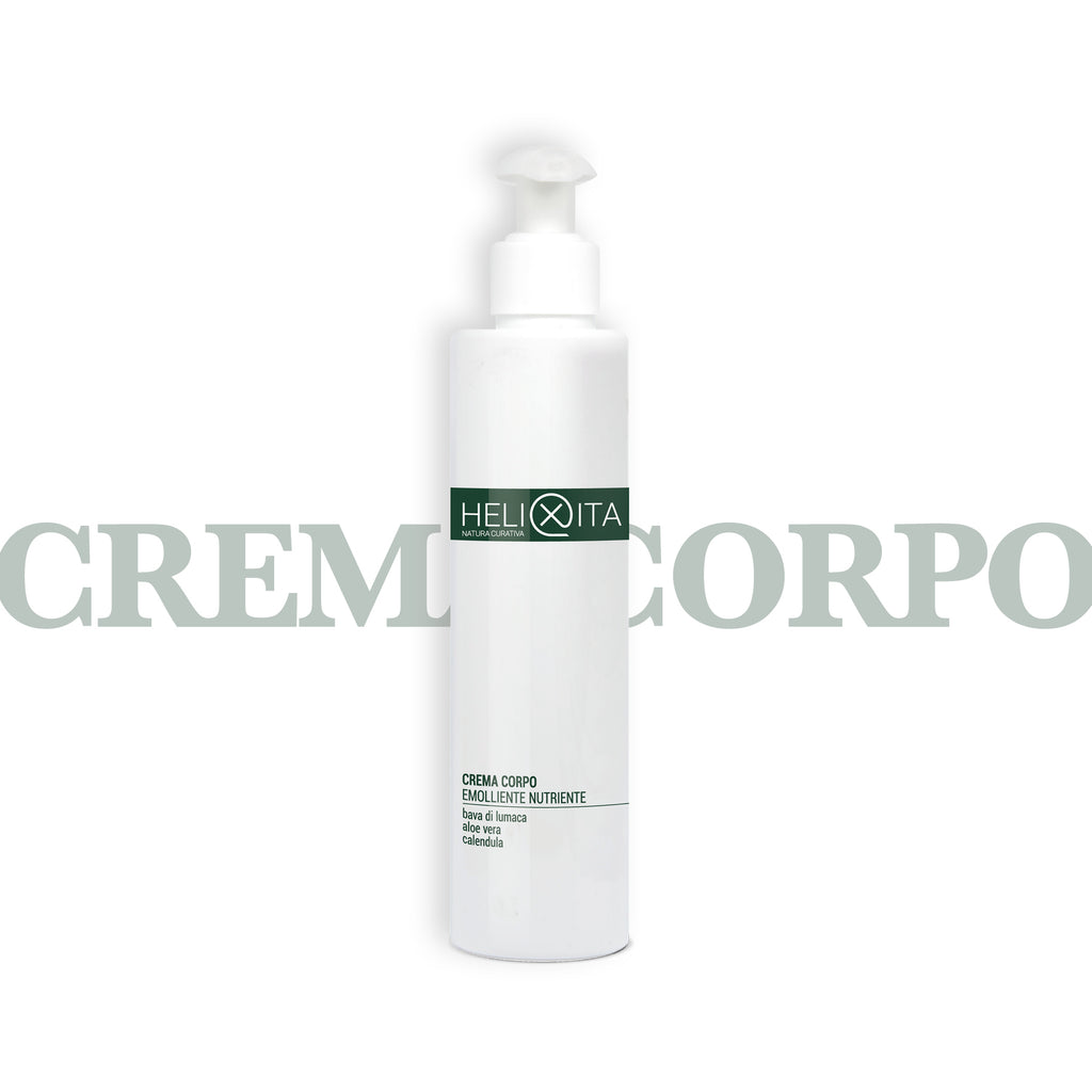 CREMA CORPO Emolliente Nutriente con 20% Bava di Lumaca, Aloe Vera e Calendula