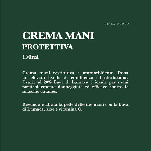 CREMA MANI Restitutiva con Bava di Lumaca e Pantenolo