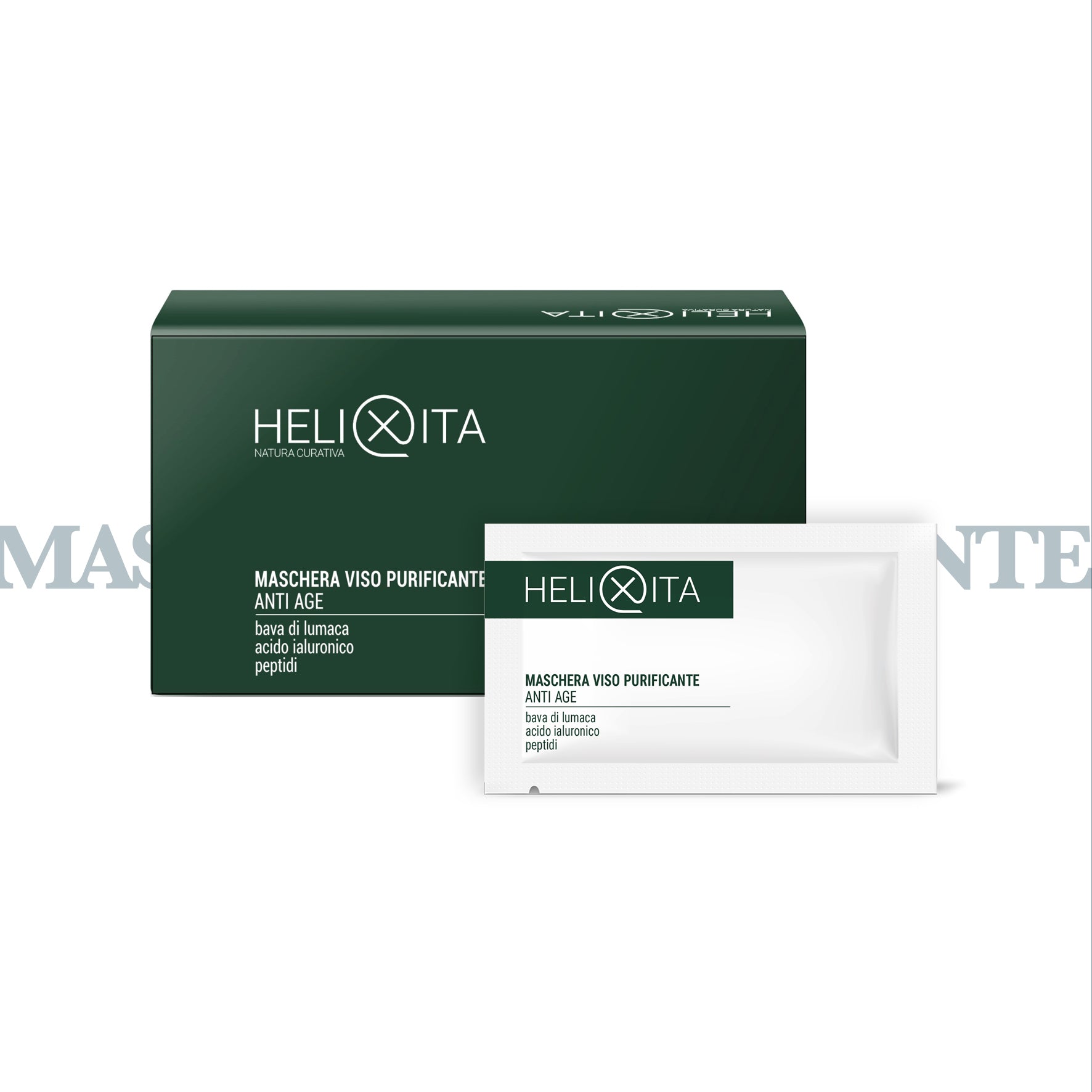 MASCHERA VISO PURIFICANTE con Bava di Lumaca