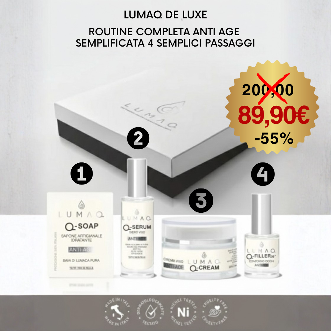 Cofanetto LUMAQ Linea Anti-Age Avanzata by Helixita