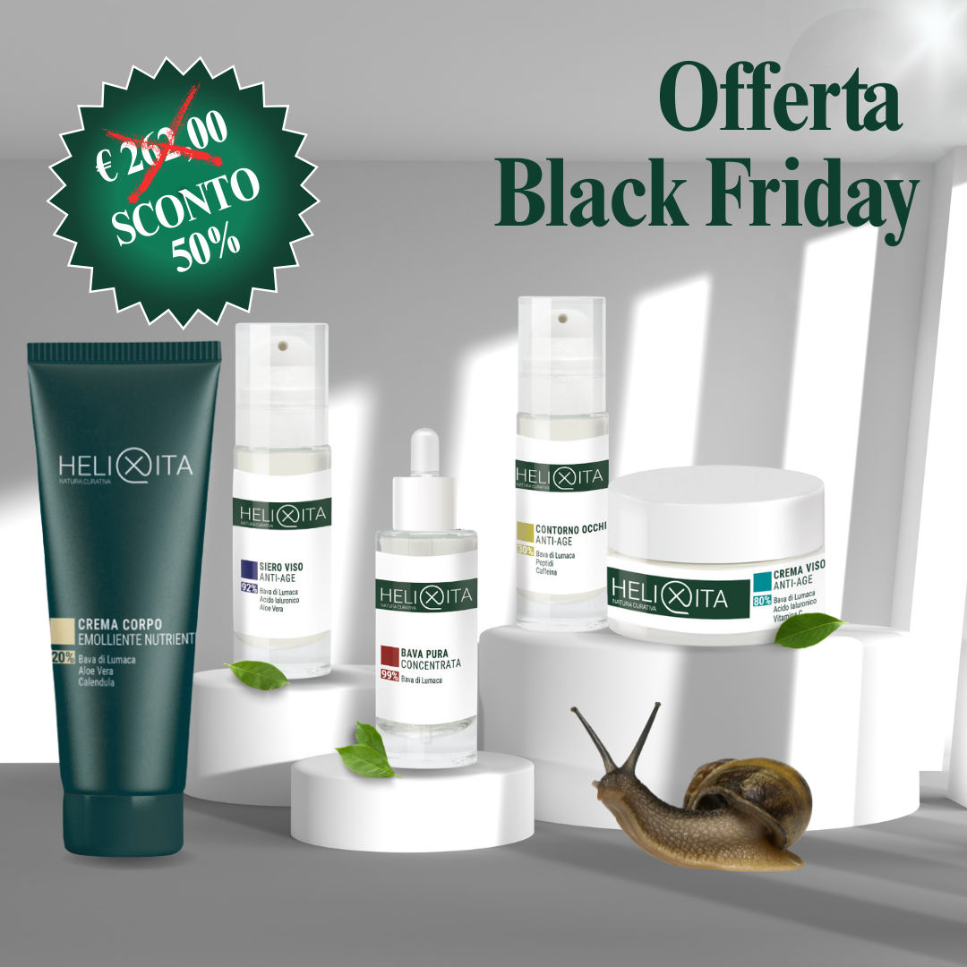 Kit anti Age "Intensive" Viso e Corpo alla bava di lumaca concentrata Black Friday: 5 prodotti ad alta intensità