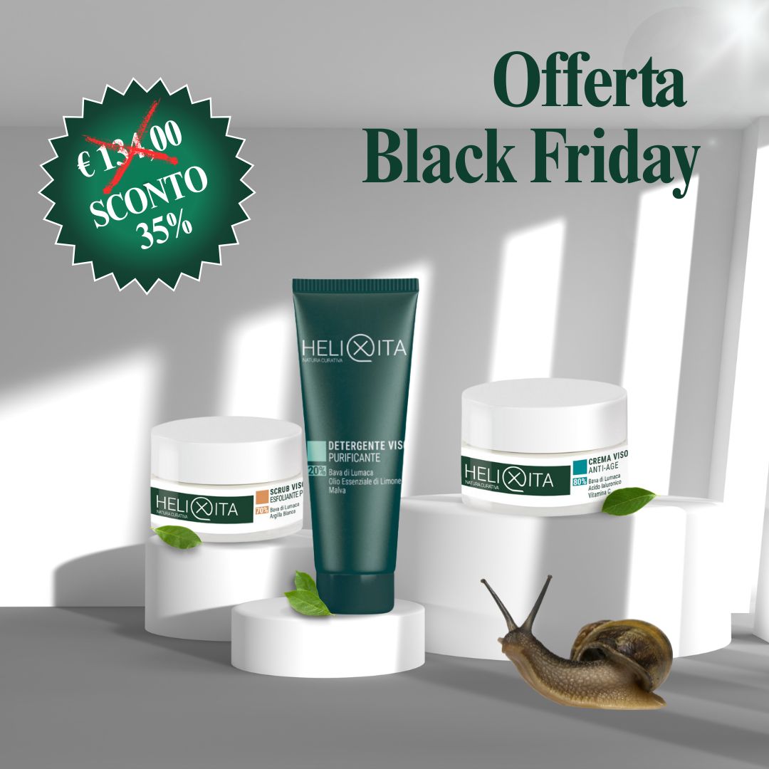 Kit Young "Pelli impure" Black Friday: Crema viso + Detergente viso + Scrub